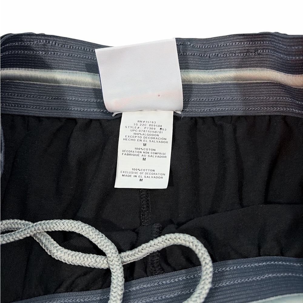 Men's Champion Jersey Pants Pockets Black/Gray M Set 2 - Picture 7 of 16